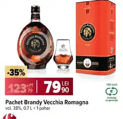 Carrefour Pachet Brandy Vecchia Romagna Ofertă