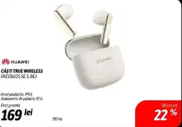 Flanco CĂȘTI TRUE WIRELESS FREEBUDS SE 3, BEJ Ofertă
