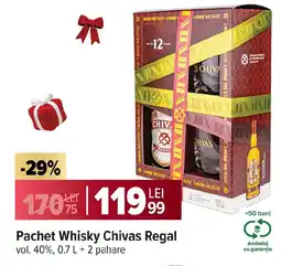 Carrefour Pachet Whisky Chivas Regal Ofertă