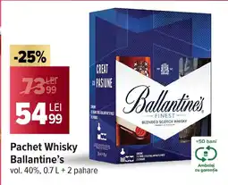 Carrefour Pachet Whisky Ballantine's Ofertă