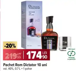 Carrefour Pachet Rom Dictator 10 ani Ofertă