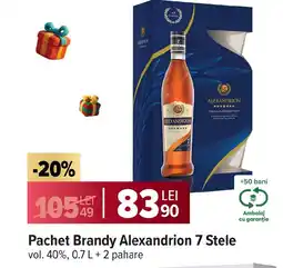 Carrefour Pachet Brandy Alexandrion 7 Stele Ofertă