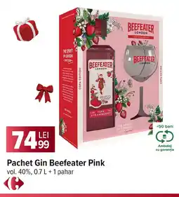Carrefour Pachet Gin Beefeater Pink Ofertă