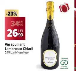 Carrefour Vin spumant Lambrusco Chiarli Ofertă