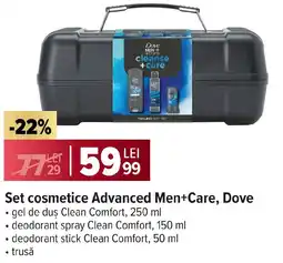 Carrefour Set cosmetice Advanced Men+Care, Dove Ofertă