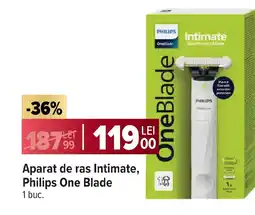 Carrefour Aparat de ras Intimate, Philips One Blade Ofertă