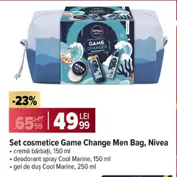 Carrefour Set cosmetice Game Change Men Bag, Nivea Ofertă
