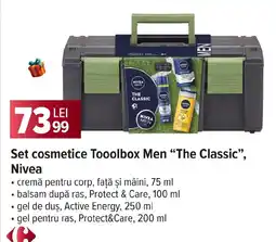Carrefour Set cosmetice Tooolbox Men "The Classic", Nivea Ofertă