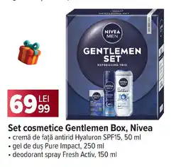 Carrefour Set cosmetice Gentlemen Box, Nivea Ofertă