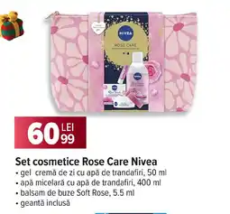 Carrefour Set cosmetice Rose Care Nivea Ofertă