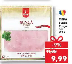 Kaufland MEDA Şuncă Praga felii Ofertă