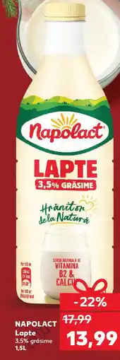 Kaufland NAPOLACT Lapte Ofertă