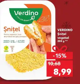 Kaufland VERDINO Şniţel vegetal Ofertă