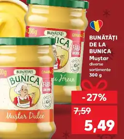 Kaufland BUNĂTĂȚI DE LA BUNICA Muştar Ofertă