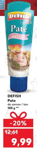 Kaufland DEFISH Pate de somon / ton Ofertă