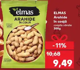 Kaufland ELMAS Arahide în coajă coapte sărate Ofertă