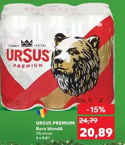 Kaufland URSUS PREMIUM Bere blondă Ofertă