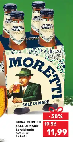 Kaufland BIRRA MORETTI SALE DI MARE Bere blondă Ofertă