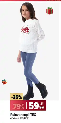 Carrefour Pulover copii Tex Ofertă
