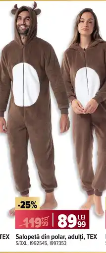Carrefour Salopetă din polar, adulți, Tex Ofertă