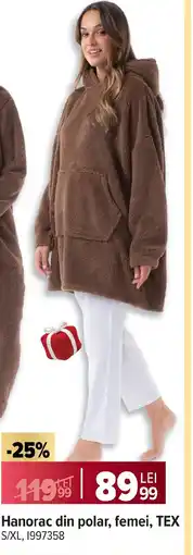 Carrefour Hanorac din polar, femei, Tex Ofertă