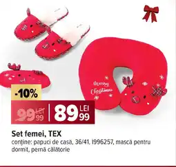 Carrefour Set femei, TEX Ofertă