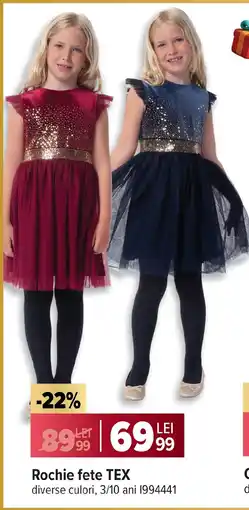 Carrefour Rochie fete TEX Ofertă
