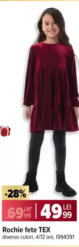 Carrefour Rochie fete TEX Ofertă