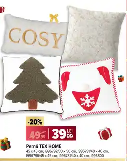 Carrefour Pernǎ TEX HOME Ofertă