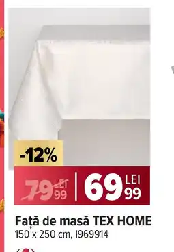 Carrefour Faţă de masă TEX HOME Ofertă