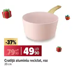Carrefour Cratiţă aluminiu reciclat, roz Ofertă