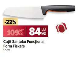 Carrefour Cuţit Santoku Funcţional Form Fiskars Ofertă