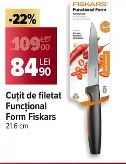 Carrefour Cuţit de filetat Funcţional Form Fiskars Ofertă