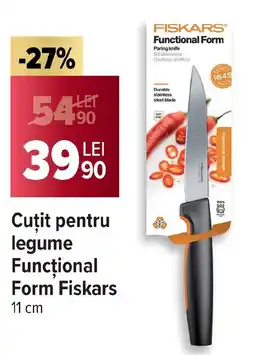 Carrefour Cuţit pentru legume Funcţional Form Fiskars Ofertă