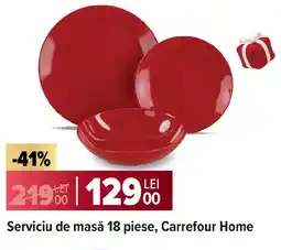Carrefour Serviciu de masă 18 piese, Carrefour Home Ofertă