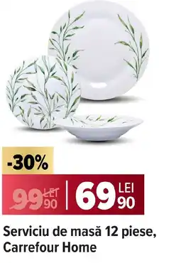 Carrefour Serviciu de masă 12 piese, Carrefour Home Ofertă