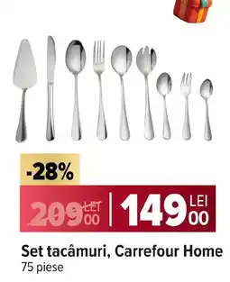 Carrefour Set tacâmuri, Carrefour Home Ofertă