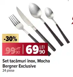 Carrefour Set tacâmuri inox, Mocha Bergner Exclusive Ofertă