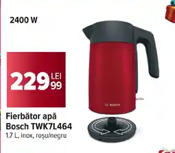 Carrefour Fierbător apă Bosch TWK7L464 Ofertă