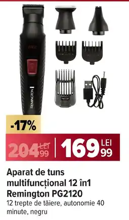 Carrefour Aparat de tuns multifuncțional 12 în1 Remington PG2120 Ofertă