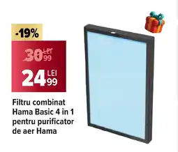 Carrefour Filtru combinat Hama Basic 4 în 1 pentru purificator de aer Hama Ofertă