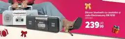 Carrefour Difuzor bluetooth cu casetofon și radio Electromureş EM 1010 Ofertă
