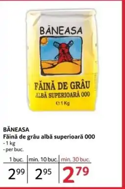 Selgros BĂNEASA Făină de grâu albă superioară 000 Ofertă