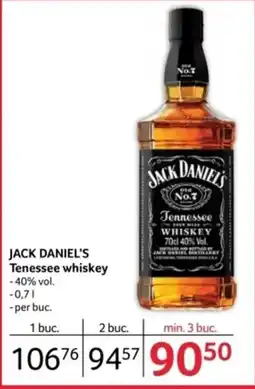Selgros JACK DANIEL'S Tenessee whiskey Ofertă