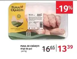 Selgros PUIUL DE CRĂIEȘTI Aripi de pui Ofertă