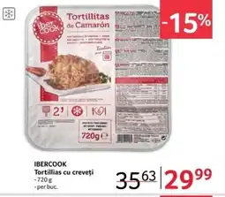 Selgros IBERCOOK Tortillias cu creveţi Ofertă
