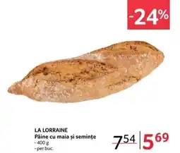 Selgros LA LORRAINE Pâine cu maia și semințe Ofertă
