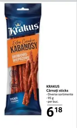 Selgros KRAKUS Cârnaţi sticks Ofertă