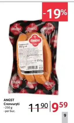 Selgros ANGST Crenvursti Ofertă