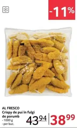 Selgros AL FRESCO Crispy de pui în fulgi de porumb Ofertă